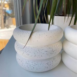 High quality modern concrete planter / vase / holder / pot buble donuts custom made buy order in Canada Toronto Etobicoke